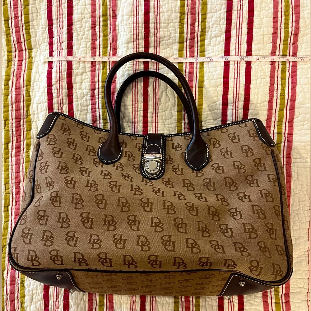 Nwot Dooney & Bourke “Db” Brown Tote Bag. - image 1